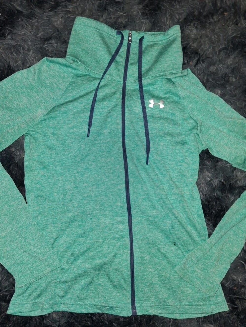 Under Armour Women's Teal Full-Zip Lightweight Pullover